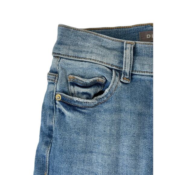 DL1961 Mara Ankle High Rise Instasculpt Slim Straight Jean | Size 23 | Crosswall - Picture 7 of 16
